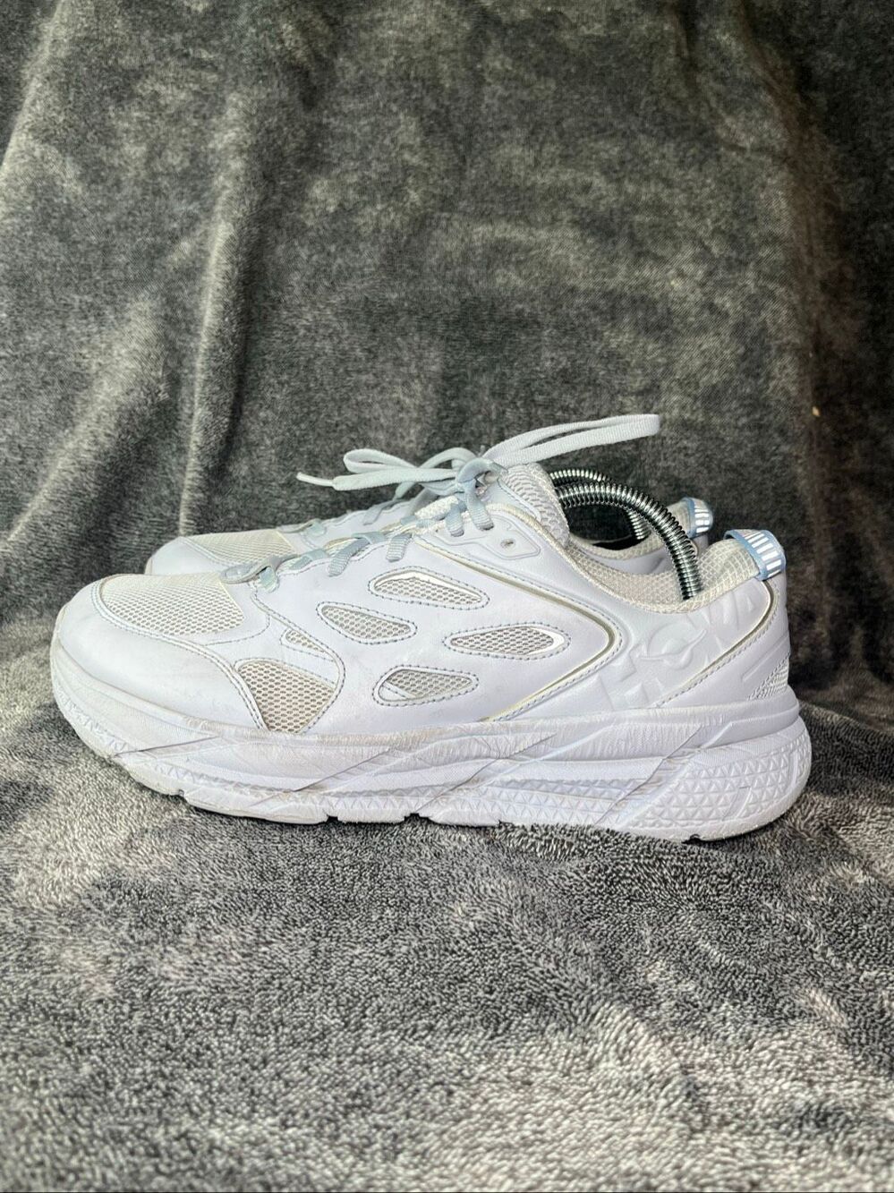 HOKA Clifton L Athletics Light Blue Grey (Evening Mist) Unisex Sneakers Women's